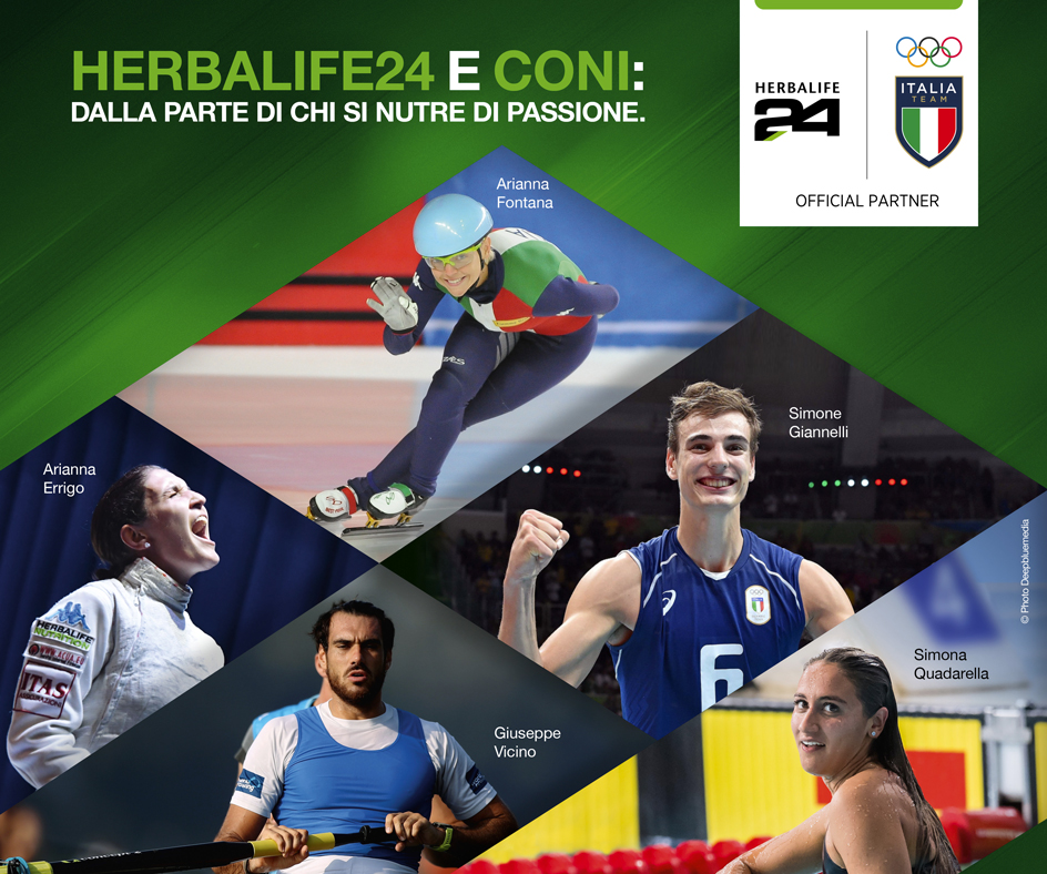 Herbalife24 è sempre al fianco del CONI