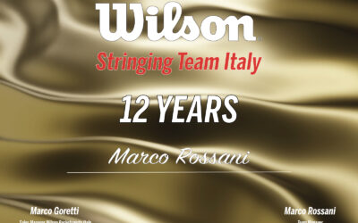 Riconoscimenti Wilson Stringing Team Italy